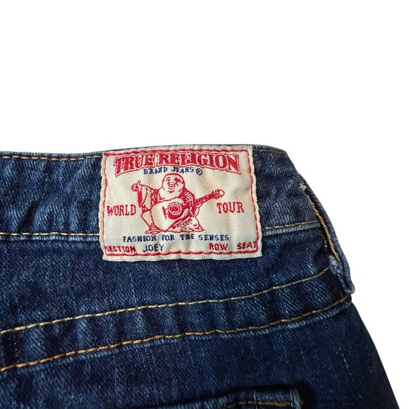 True Religion Joey Bootcut Jeans Women 32 Made in USA Flap Pocket Low Rise 32x33 - Picture 13 of 13